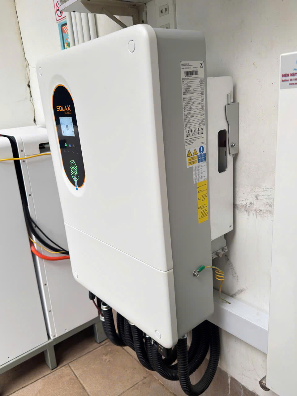 Inverter hybrid SolaX tại công trình mẫu